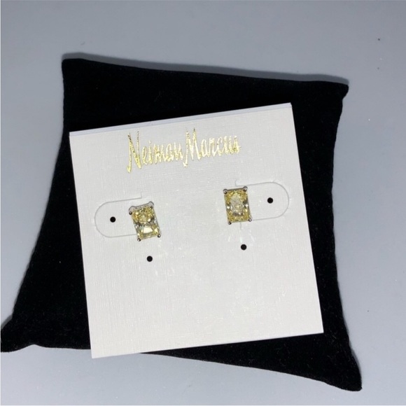 1ct Canary Radiant Earrings - Picture 10 of 12